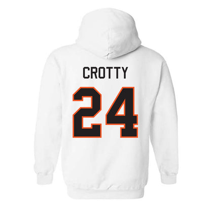 Oklahoma State - NCAA Men's Basketball : Ryan Crotty - Classic Shersey Hooded Sweatshirt-1