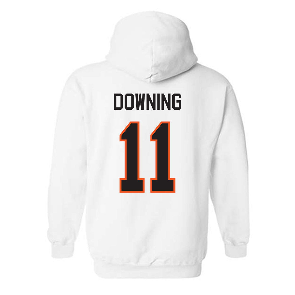 Oklahoma State - NCAA Softball : Preslee Downing - Classic Shersey Hooded Sweatshirt-1