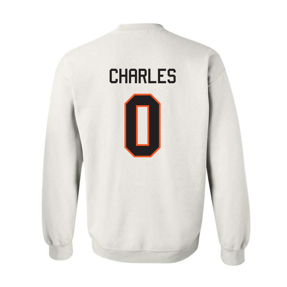 Oklahoma State - NCAA Football : Malik Charles - Classic Shersey Crewneck Sweatshirt-1