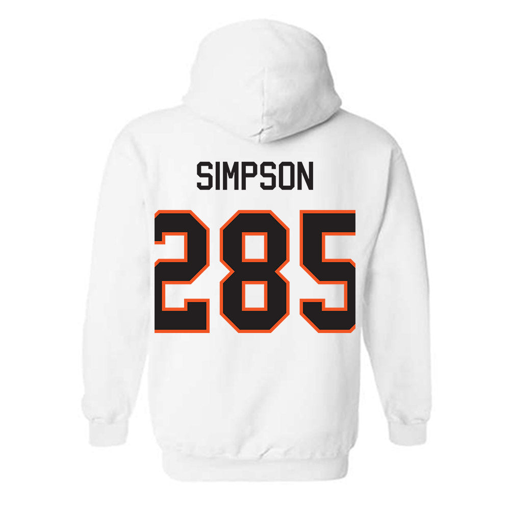Oklahoma State - NCAA Wrestling : Hayden Simpson - Classic Shersey Hooded Sweatshirt-1