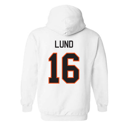 Oklahoma State - NCAA Baseball : Ethan Lund - Classic Shersey Hooded Sweatshirt-1