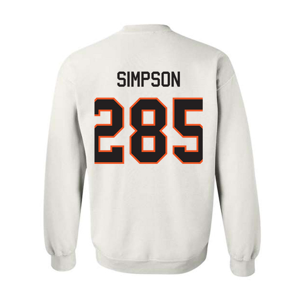 Oklahoma State - NCAA Wrestling : Hayden Simpson - Classic Shersey Crewneck Sweatshirt-1