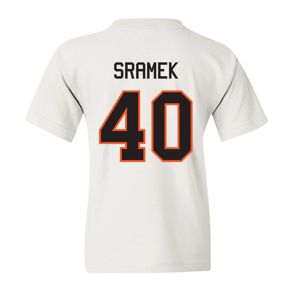 Oklahoma State - NCAA Baseball : Caden Sramek - Classic Shersey Youth T-Shirt-1