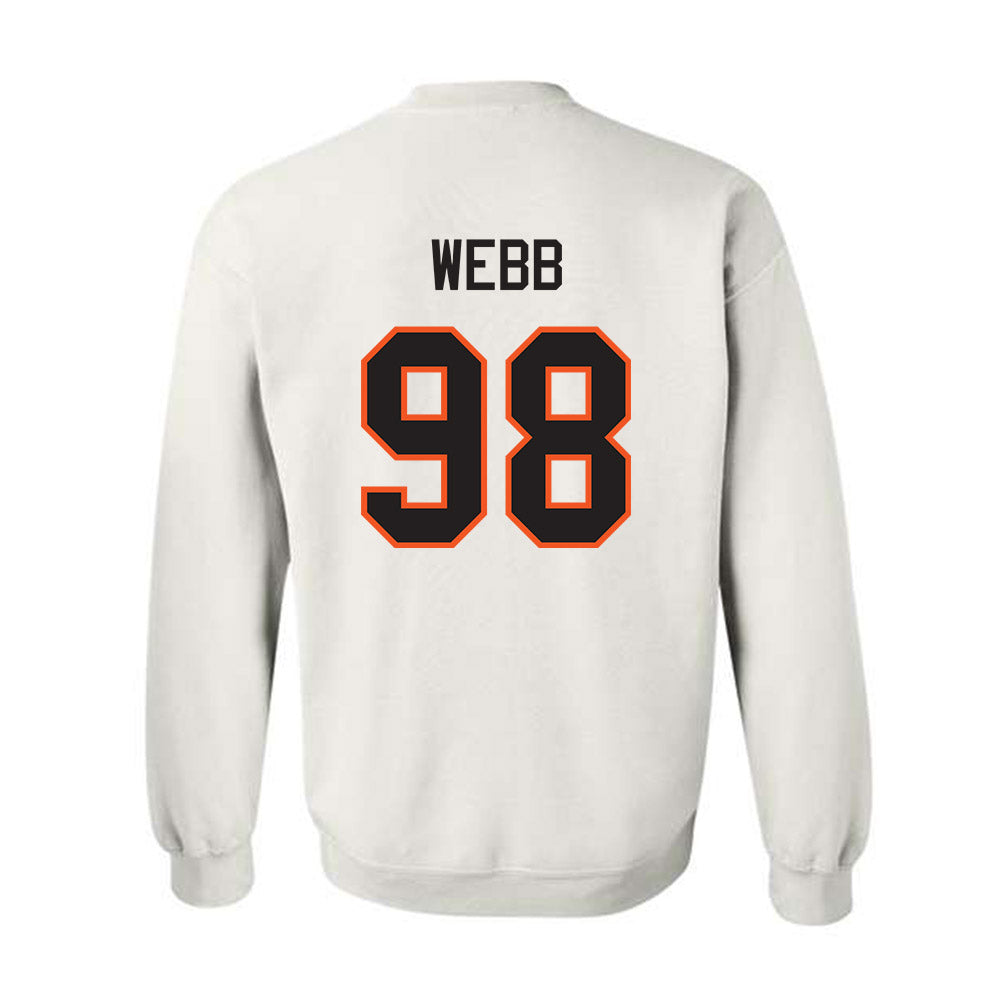 Oklahoma State - NCAA Football : Luke Webb - Classic Shersey Crewneck Sweatshirt-1