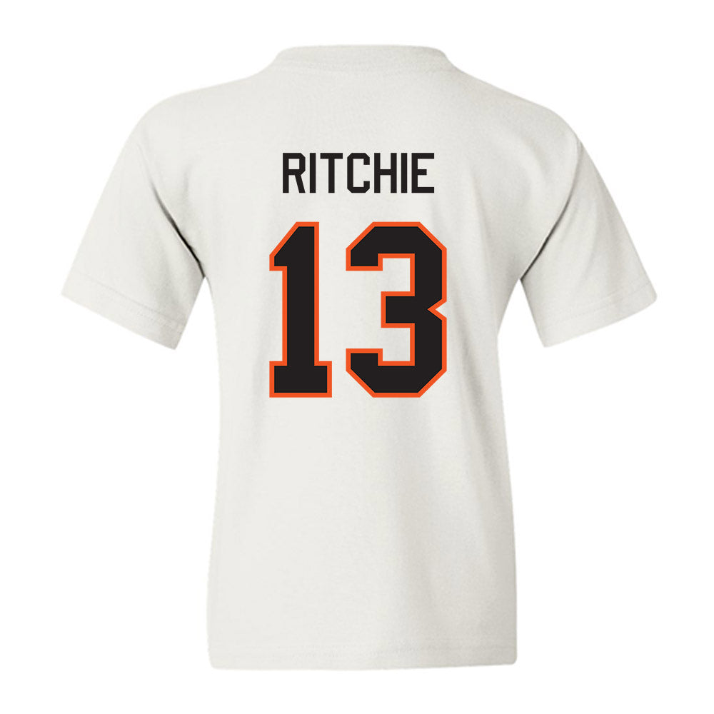 Oklahoma State - NCAA Baseball : Kollin Ritchie - Classic Shersey Youth T-Shirt-1