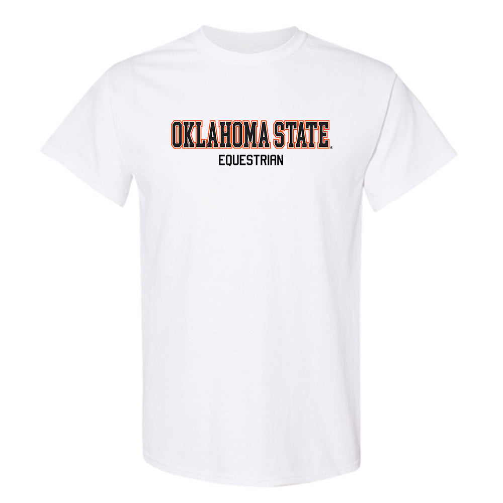 Oklahoma State - NCAA Equestrian : Lourdes Low - Classic Shersey T-Shirt-0
