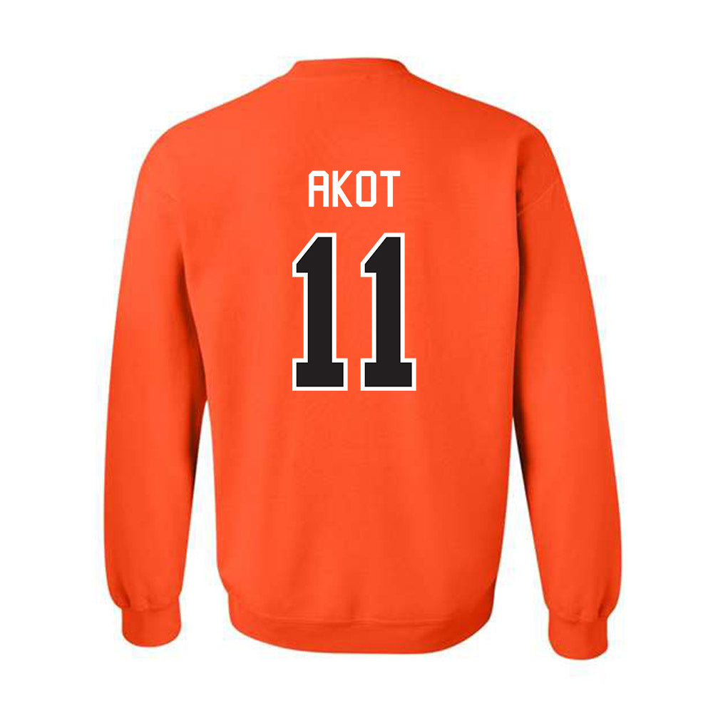 Oklahoma State - NCAA Women's Basketball : Achol Akot - Classic Shersey Crewneck Sweatshirt-1