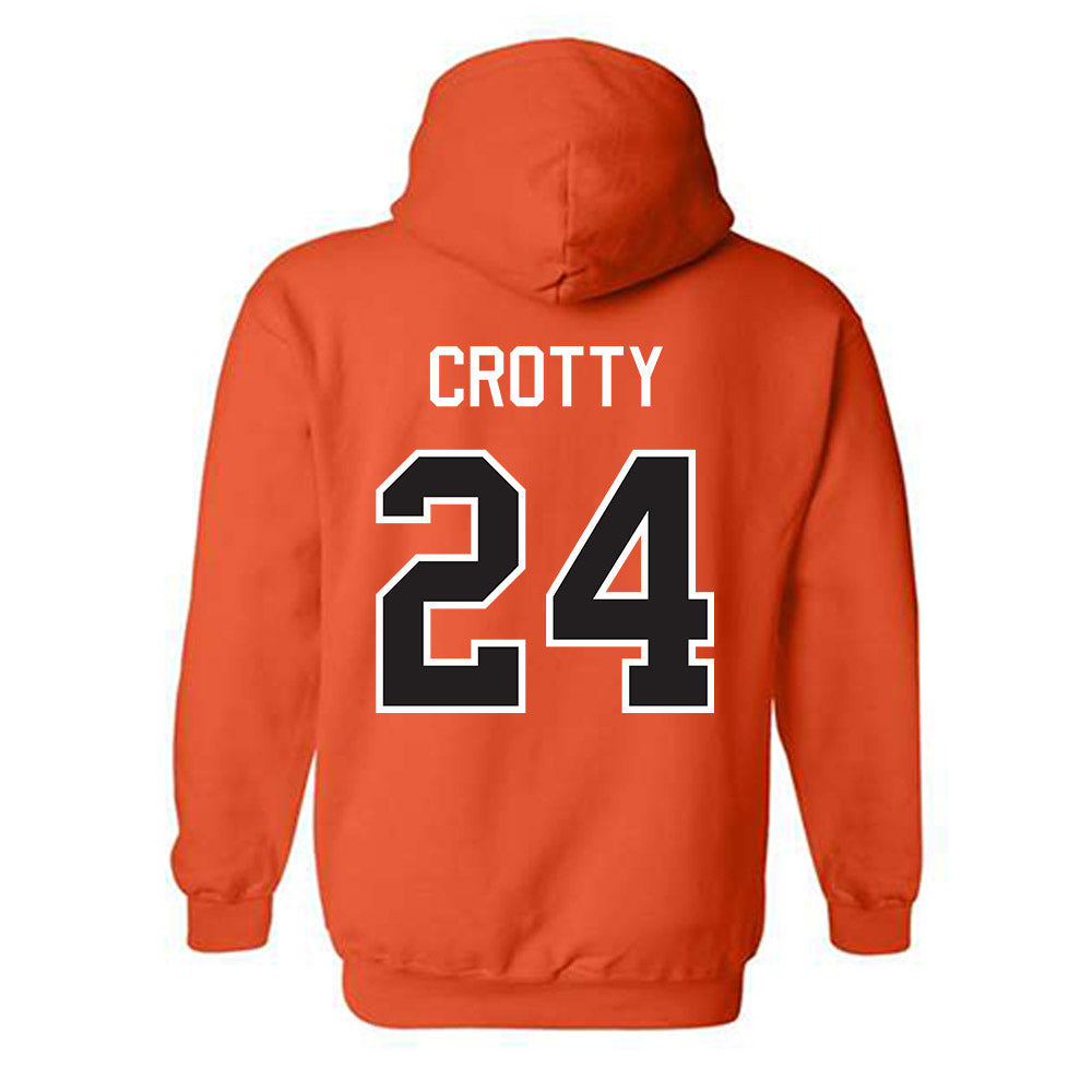 Oklahoma State - NCAA Men's Basketball : Ryan Crotty - Classic Shersey Hooded Sweatshirt-1