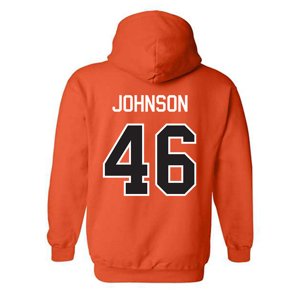 Oklahoma State - NCAA Football : Temerrick Johnson - Classic Shersey Hooded Sweatshirt-1