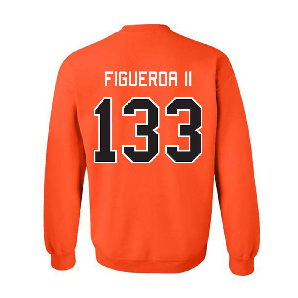 Oklahoma State - NCAA Wrestling : Richard Figueroa II - Classic Shersey Crewneck Sweatshirt-1