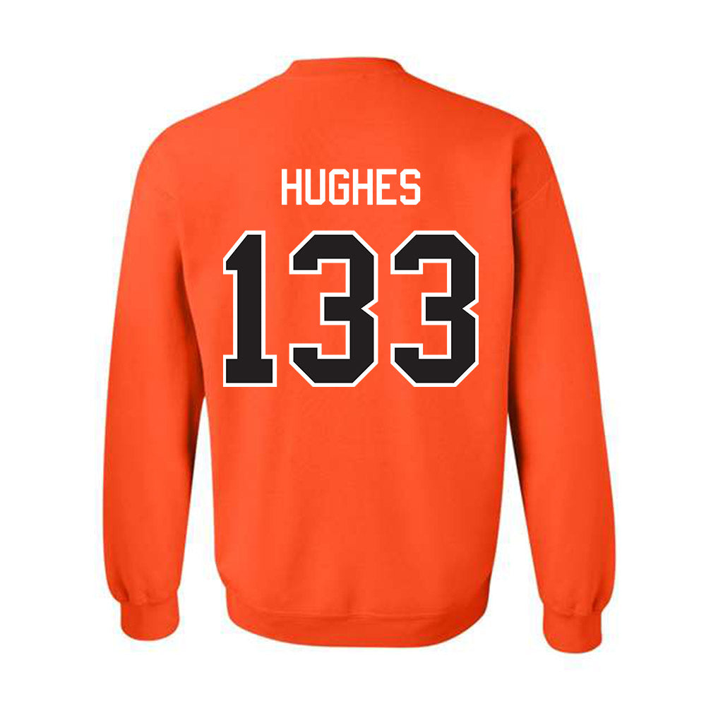 Oklahoma State - NCAA Wrestling : Cael Hughes - Classic Shersey Crewneck Sweatshirt-1