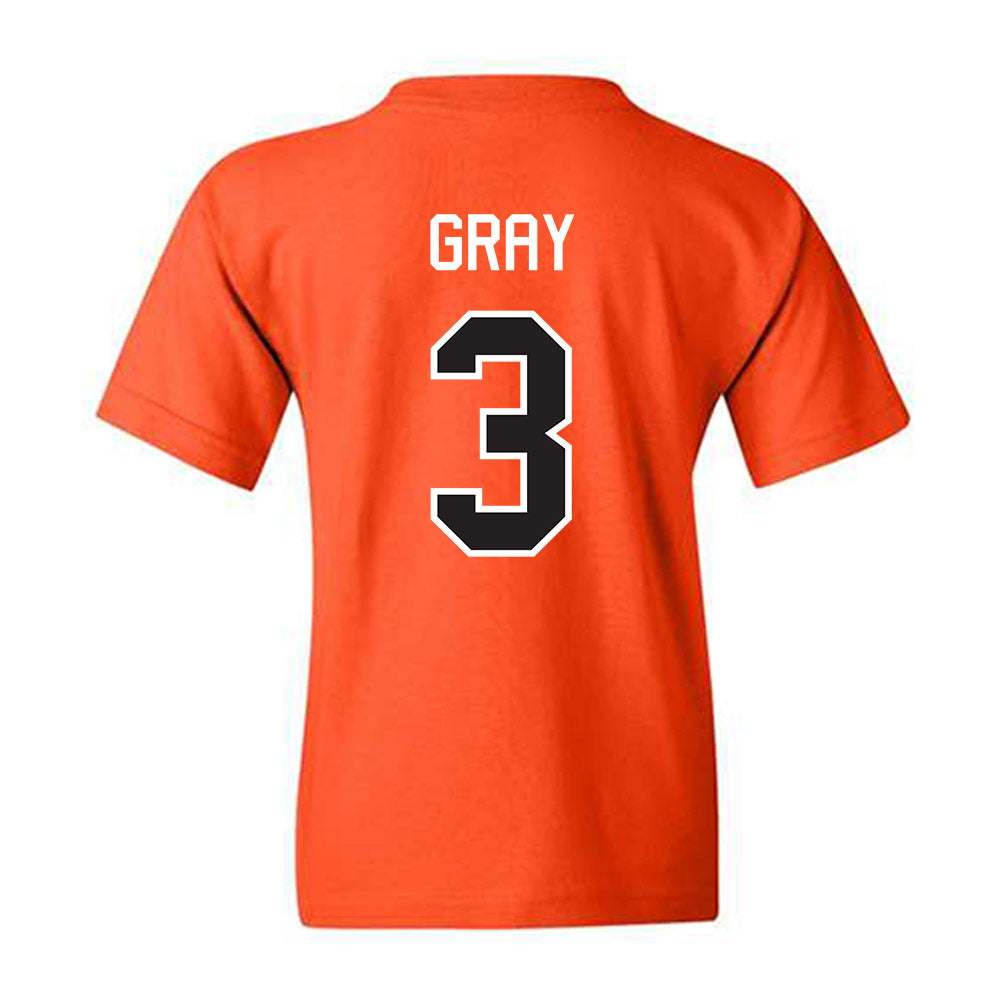 Oklahoma State - NCAA Women's Basketball : Micah Gray - Classic Shersey Youth T-Shirt-1