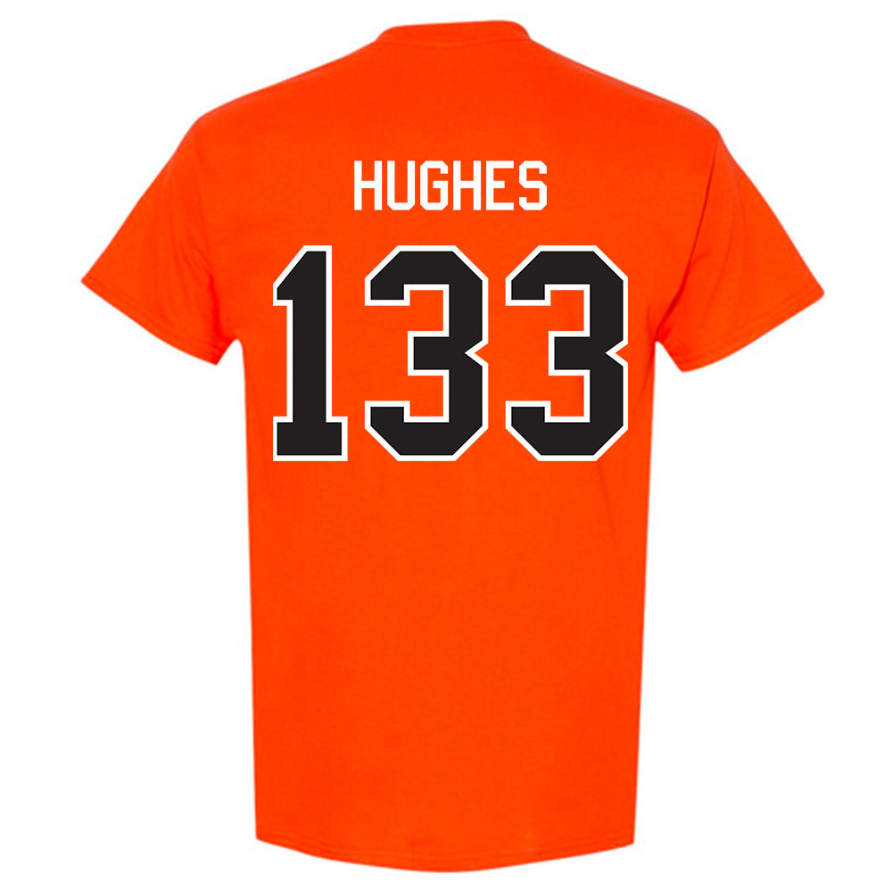 Oklahoma State - NCAA Wrestling : Cael Hughes - Classic Shersey T-Shirt-1