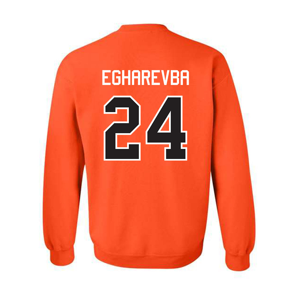Oklahoma State - NCAA Women's Basketball : Praise Egharevba - Classic Shersey Crewneck Sweatshirt-1