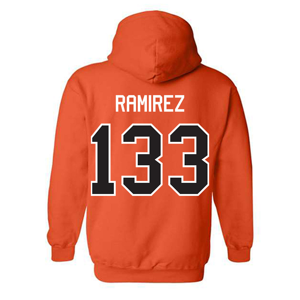 Oklahoma State - NCAA Wrestling : Ronnie Ramirez - Classic Shersey Hooded Sweatshirt-1