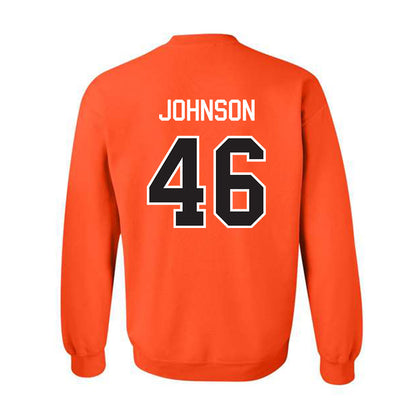 Oklahoma State - NCAA Football : Temerrick Johnson - Classic Shersey Crewneck Sweatshirt-1