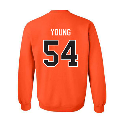 Oklahoma State - NCAA Football : Austin Young - Classic Shersey Crewneck Sweatshirt-1