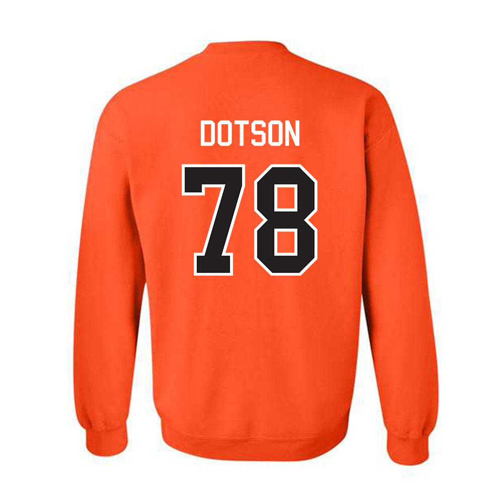 Oklahoma State - NCAA Football : Davis Dotson - Classic Shersey Crewneck Sweatshirt-1