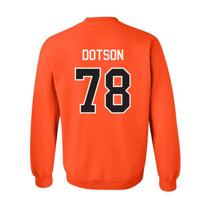 Oklahoma State - NCAA Football : Davis Dotson - Classic Shersey Crewneck Sweatshirt-1