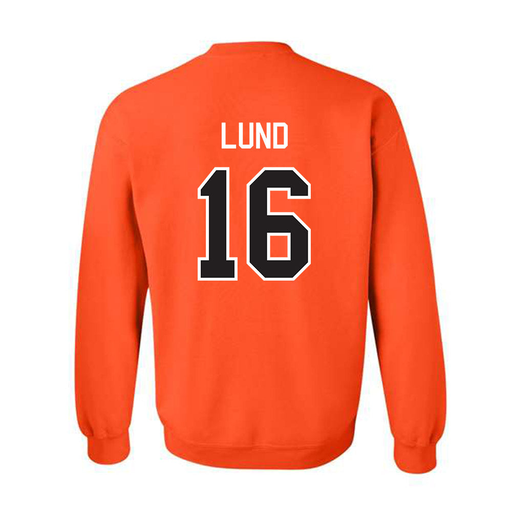 Oklahoma State - NCAA Baseball : Ethan Lund - Classic Shersey Crewneck Sweatshirt-1