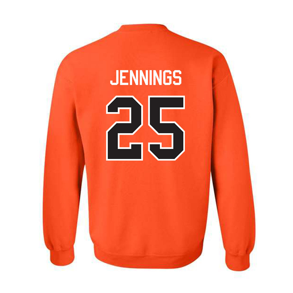 Oklahoma State - NCAA Men's Basketball : Robert Jennings - Classic Shersey Crewneck Sweatshirt-1