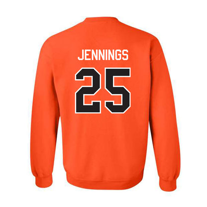 Oklahoma State - NCAA Men's Basketball : Robert Jennings - Classic Shersey Crewneck Sweatshirt-1