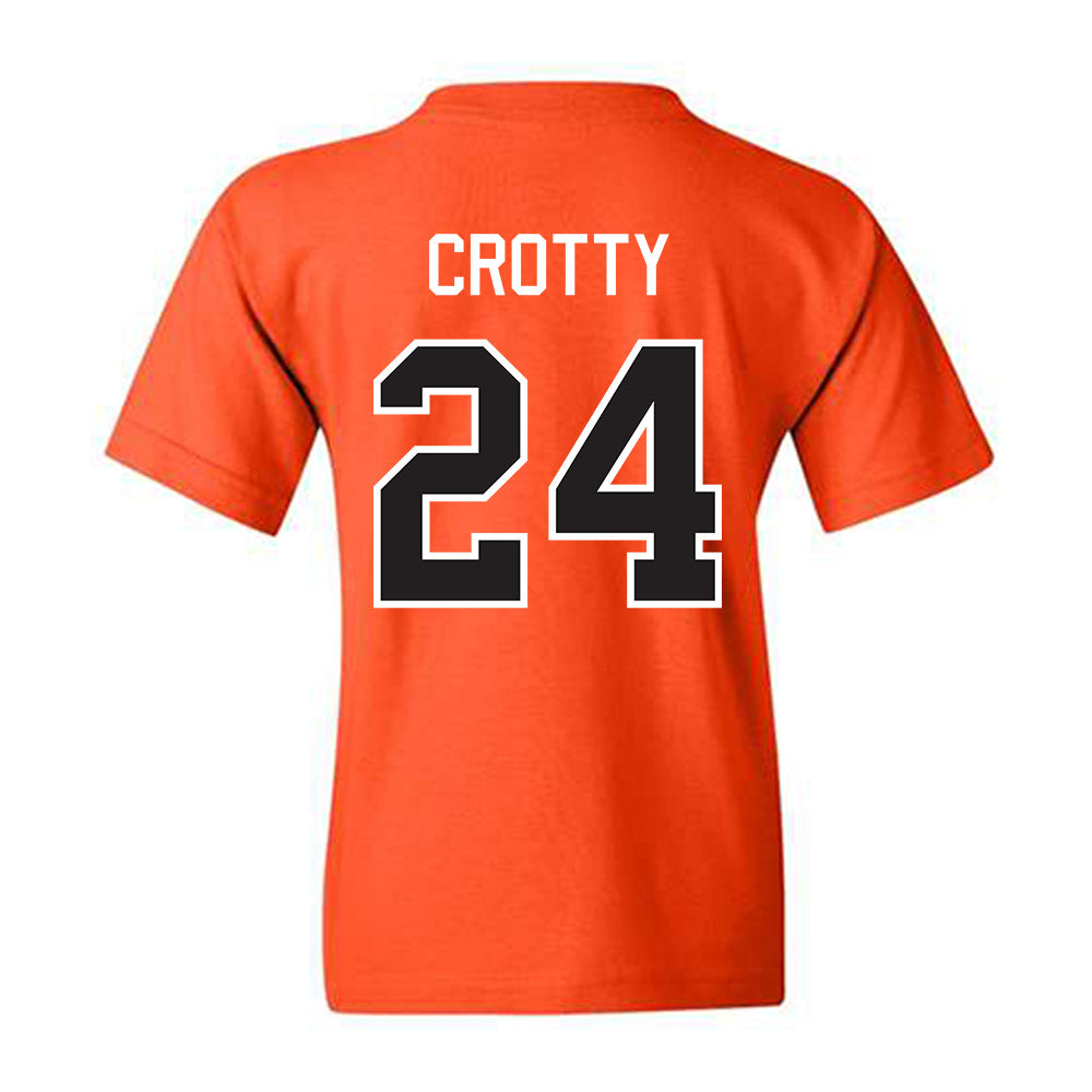 Oklahoma State - NCAA Men's Basketball : Ryan Crotty - Classic Shersey Youth T-Shirt-1