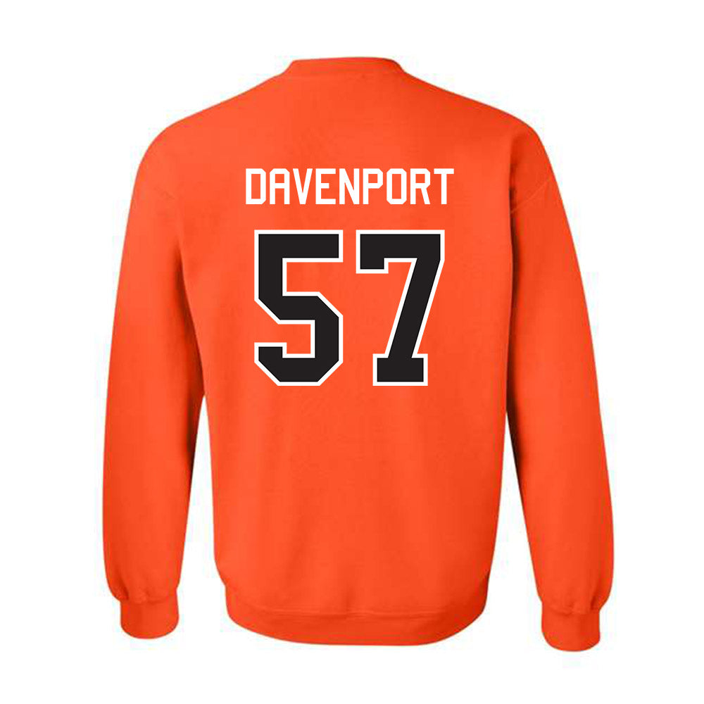 Oklahoma State - NCAA Football : Aidan Davenport - Classic Shersey Crewneck Sweatshirt-1