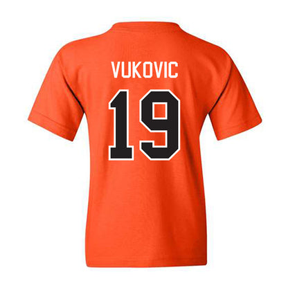Oklahoma State - NCAA Men's Basketball : Andrija Vukovic - Classic Shersey Youth T-Shirt-1