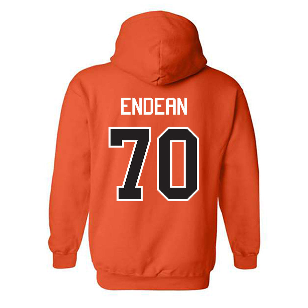 Oklahoma State - NCAA Football : Jack Endean - Classic Shersey Hooded Sweatshirt-1