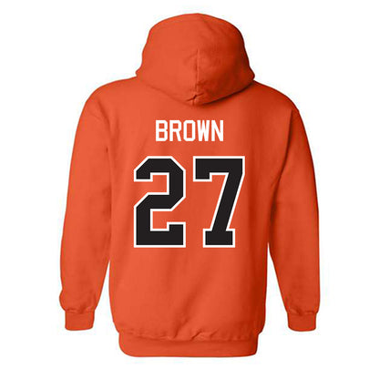Oklahoma State - NCAA Baseball : Matthew Brown - Classic Shersey Hooded Sweatshirt-1