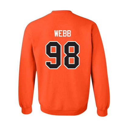 Oklahoma State - NCAA Football : Luke Webb - Classic Shersey Crewneck Sweatshirt-1