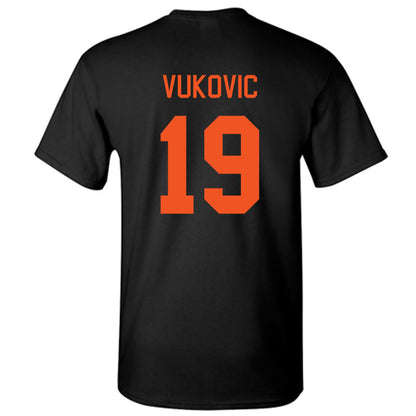 Oklahoma State - NCAA Men's Basketball : Andrija Vukovic - Classic Shersey T-Shirt-1