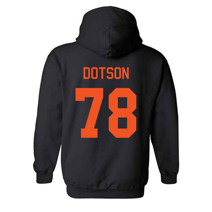 Oklahoma State - NCAA Football : Davis Dotson - Classic Shersey Hooded Sweatshirt-1