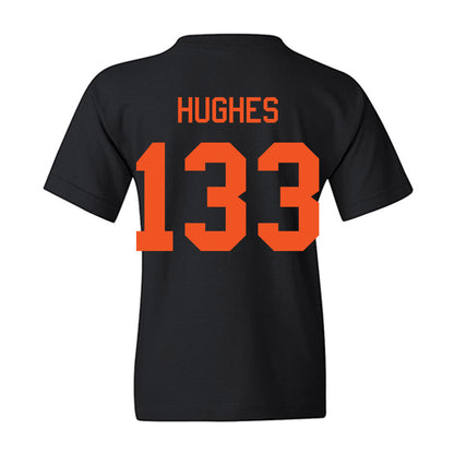 Oklahoma State - NCAA Wrestling : Cael Hughes - Classic Shersey Youth T-Shirt-1