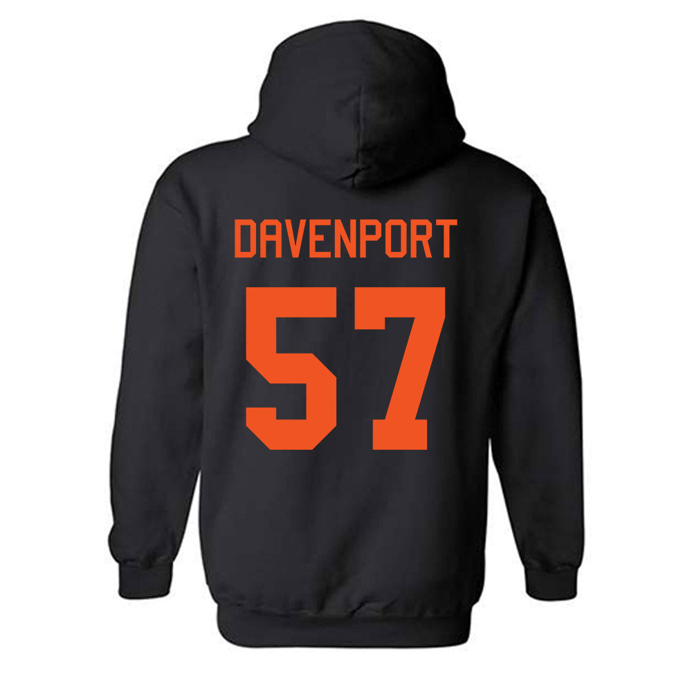 Oklahoma State - NCAA Football : Aidan Davenport - Classic Shersey Hooded Sweatshirt-1