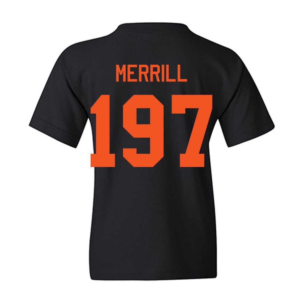Oklahoma State - NCAA Wrestling : Cody Merrill - Classic Shersey Youth T-Shirt-1