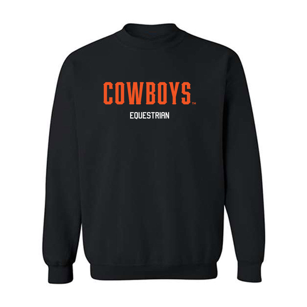 Oklahoma State - NCAA Equestrian : Cadence Kueker - Classic Shersey Crewneck Sweatshirt-0