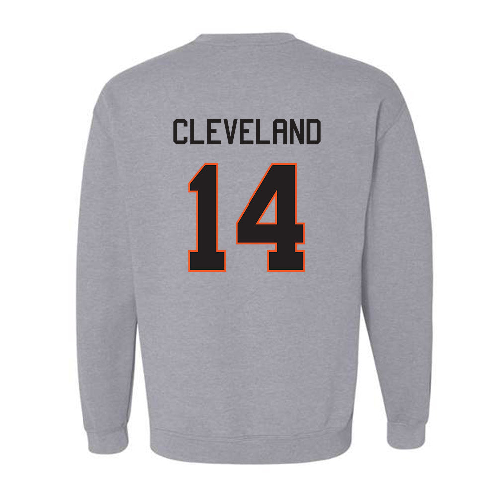 Oklahoma State - NCAA Football : Landyn Cleveland - Classic Shersey Crewneck Sweatshirt-1