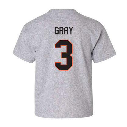 Oklahoma State - NCAA Women's Basketball : Micah Gray - Classic Shersey Youth T-Shirt-1