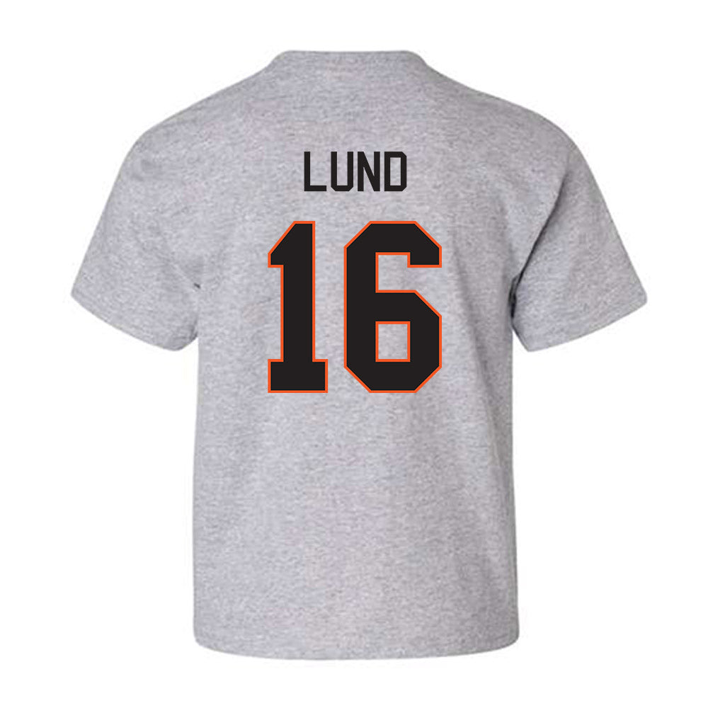 Oklahoma State - NCAA Baseball : Ethan Lund - Classic Shersey Youth T-Shirt-1