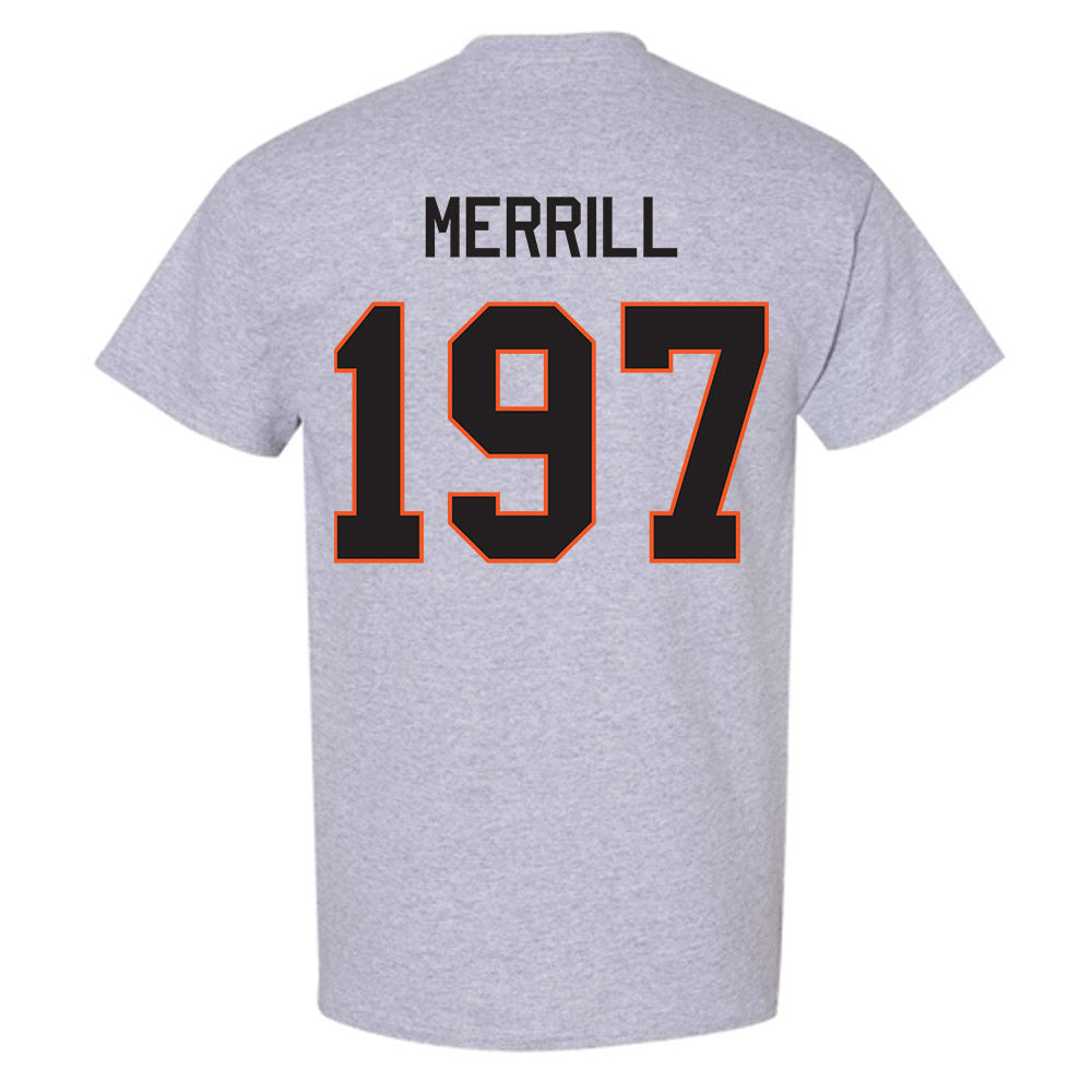 Oklahoma State - NCAA Wrestling : Cody Merrill - Classic Shersey T-Shirt-1