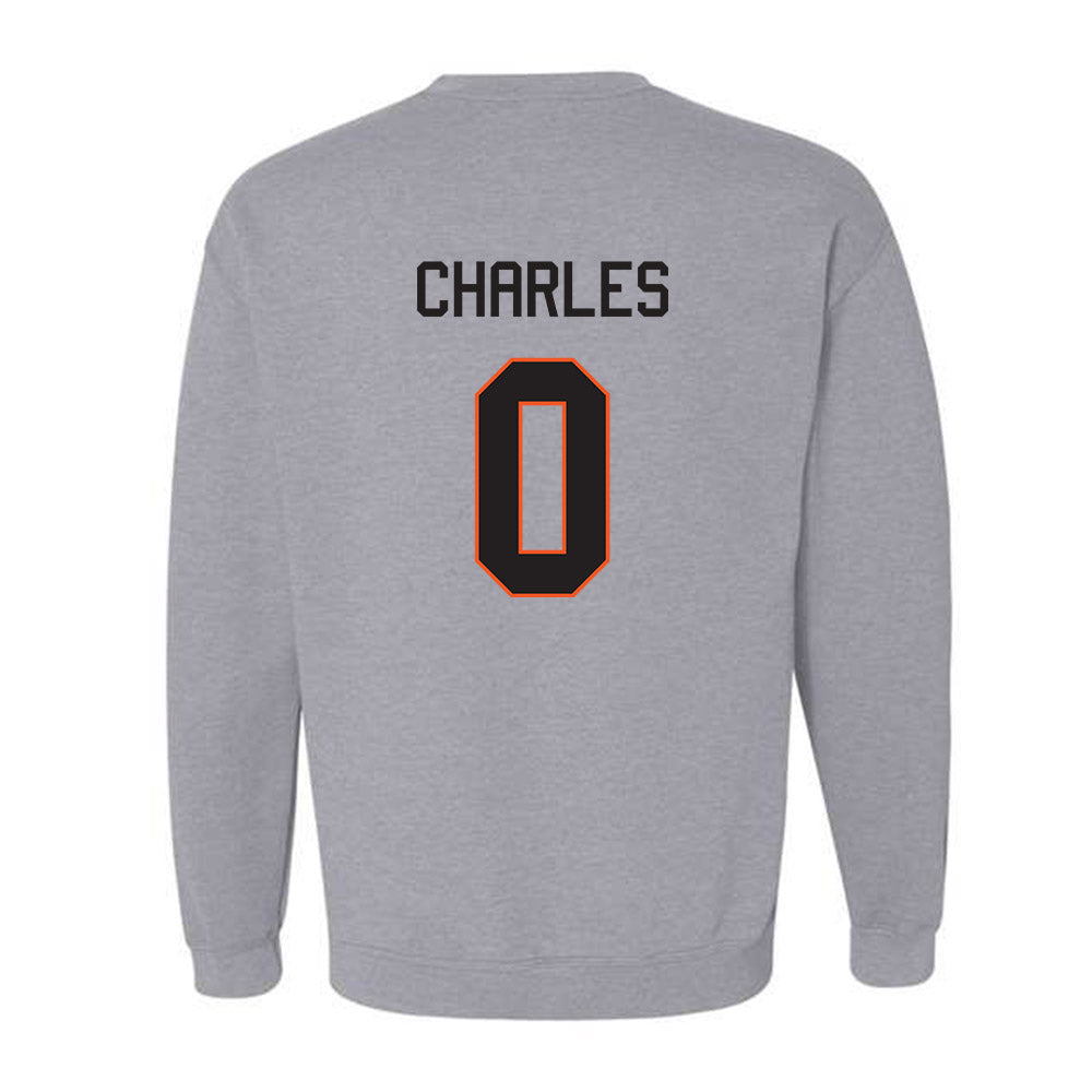 Oklahoma State - NCAA Football : Malik Charles - Classic Shersey Crewneck Sweatshirt-1