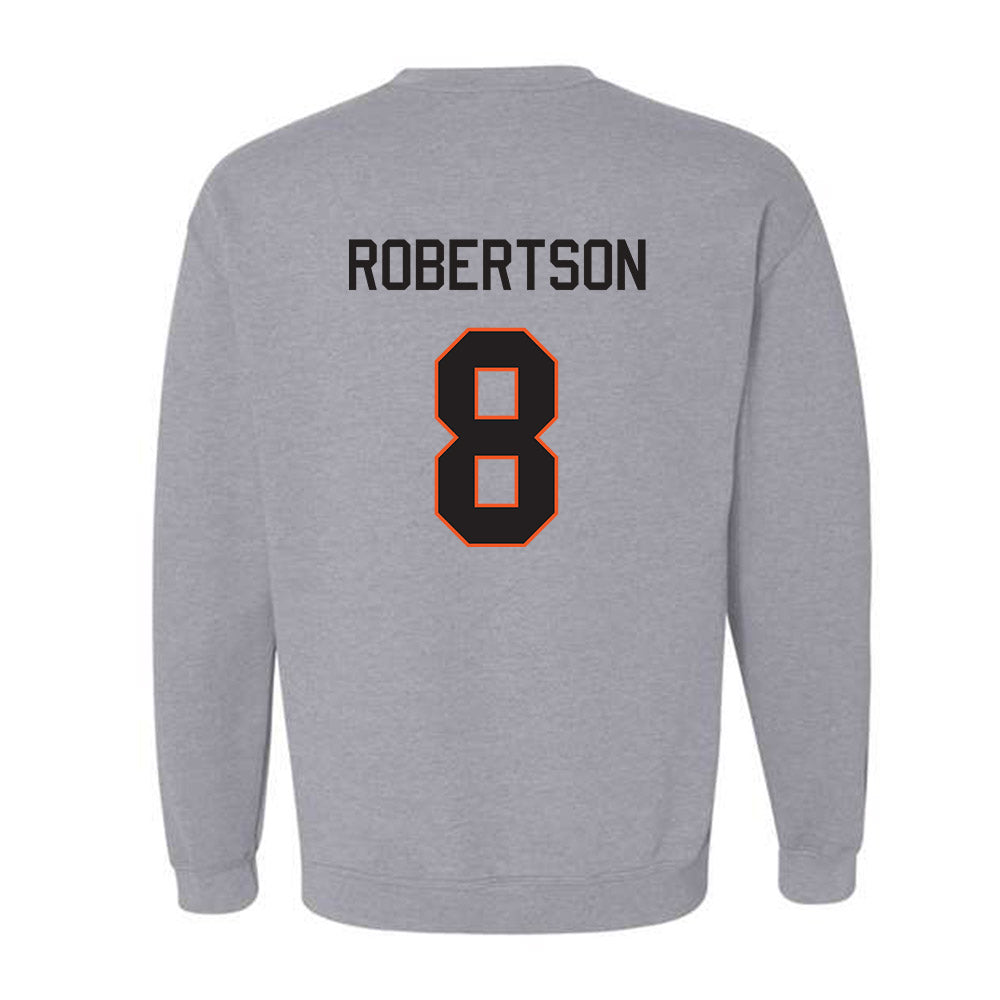 Oklahoma State - NCAA Football : Parker Robertson - Classic Shersey Crewneck Sweatshirt-1