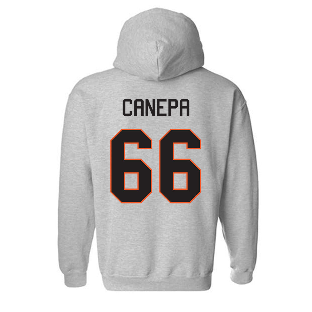 Oklahoma State - NCAA Football : Louie Canepa - Classic Shersey Hooded Sweatshirt-1