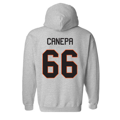 Oklahoma State - NCAA Football : Louie Canepa - Classic Shersey Hooded Sweatshirt-1