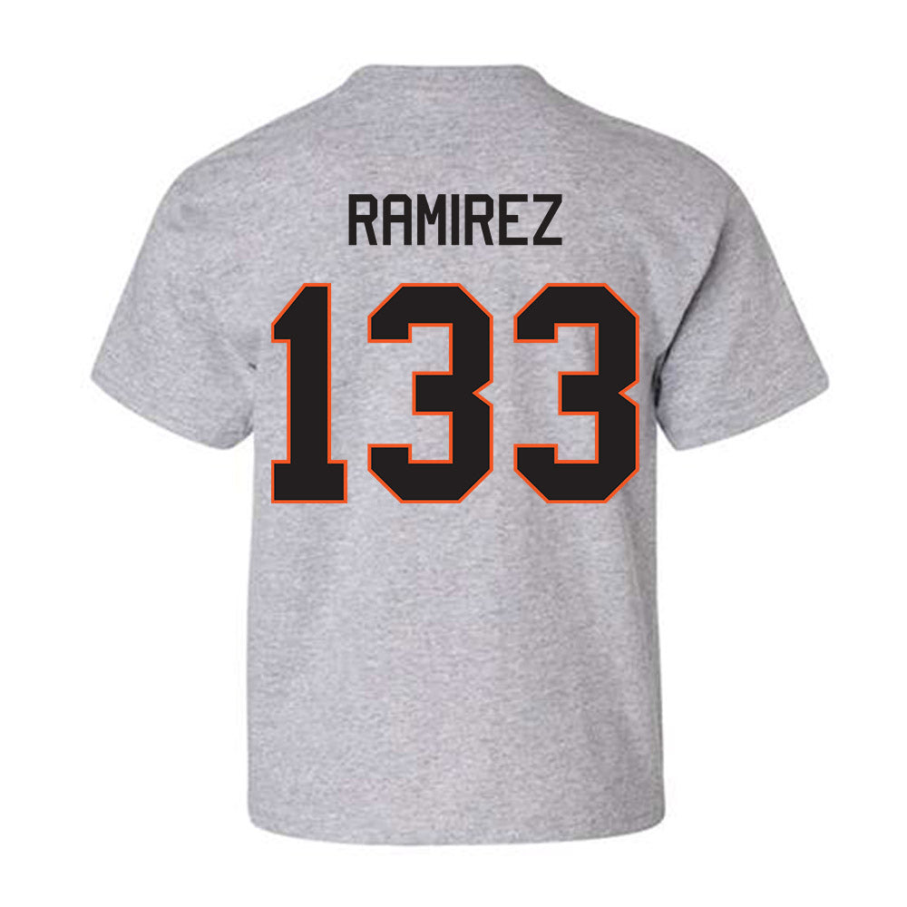 Oklahoma State - NCAA Wrestling : Ronnie Ramirez - Classic Shersey Youth T-Shirt-1