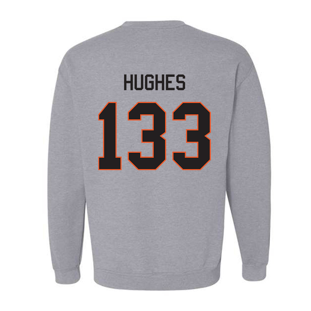 Oklahoma State - NCAA Wrestling : Cael Hughes - Classic Shersey Crewneck Sweatshirt-1