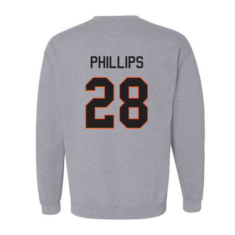 Oklahoma State - NCAA Baseball : Brennan Phillips - Classic Shersey Crewneck Sweatshirt-1