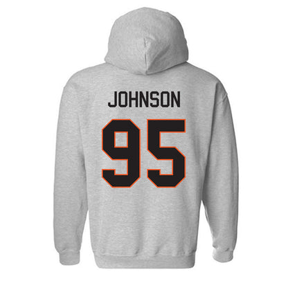 Oklahoma State - NCAA Football : Jaleel Johnson - Classic Shersey Hooded Sweatshirt-1